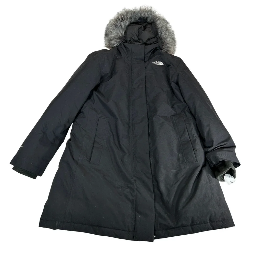 The North Face Arctic Parka Black DryVent Down Insulated Jacket Womens XXL